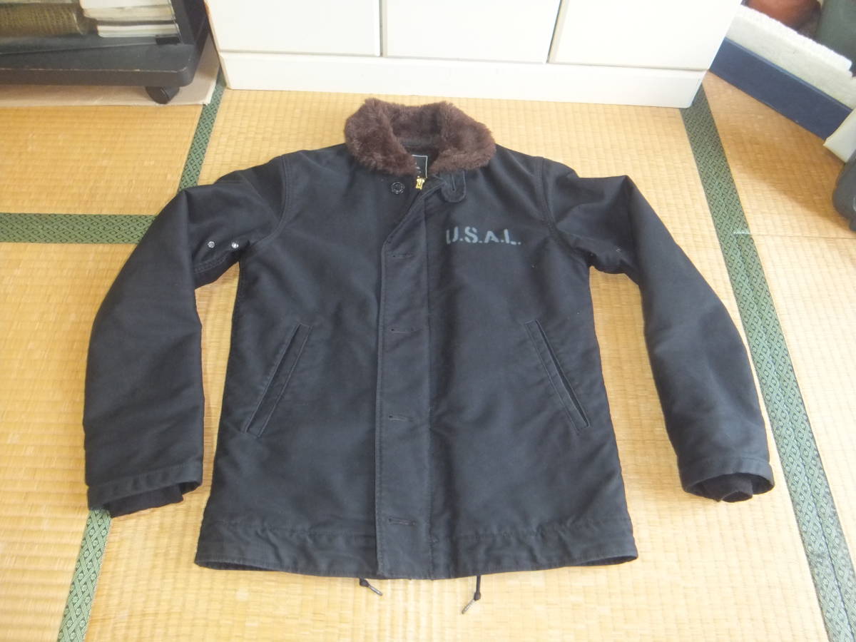 ALPHA N-1 襟ボア デッキジャケット メンズ アルファ □ALPHA