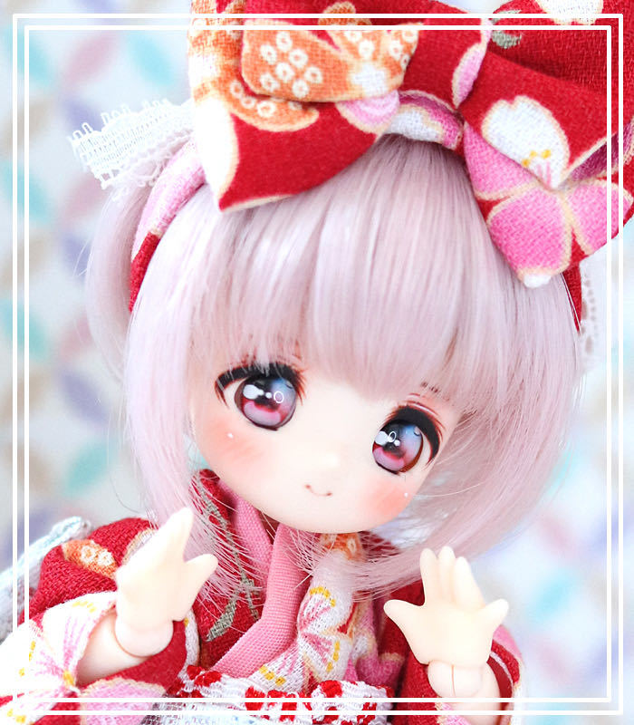 ■カスタムヘッド　OBドールヘッド(OTOKO)＋レジンアイ■オビツ１１、ピコニーモ向け
