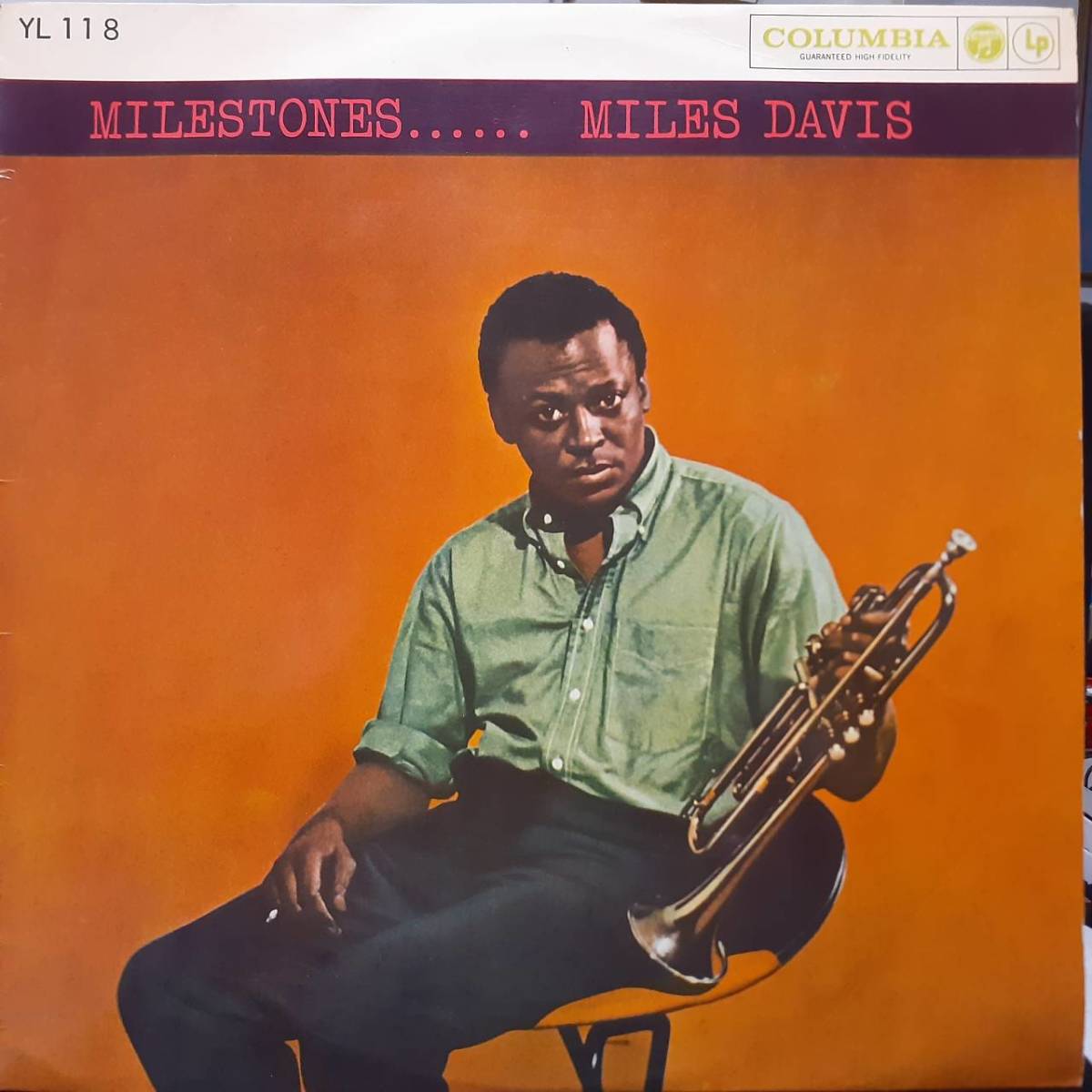 PROMO日本COLUMBIAオリジLP 50's初版MONO！見本盤 白ラベル！Miles