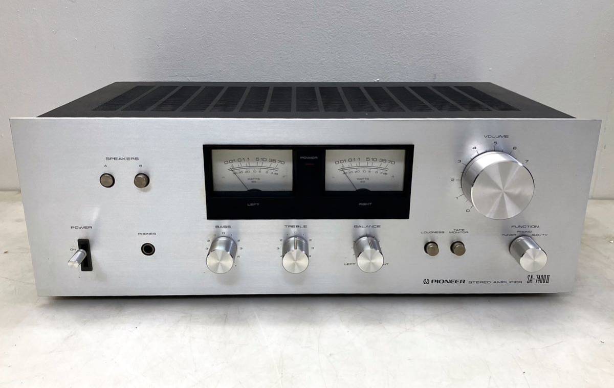 パイオニア ステレオアンプ STEREO Pioneer 当時物 音響機器 昭和