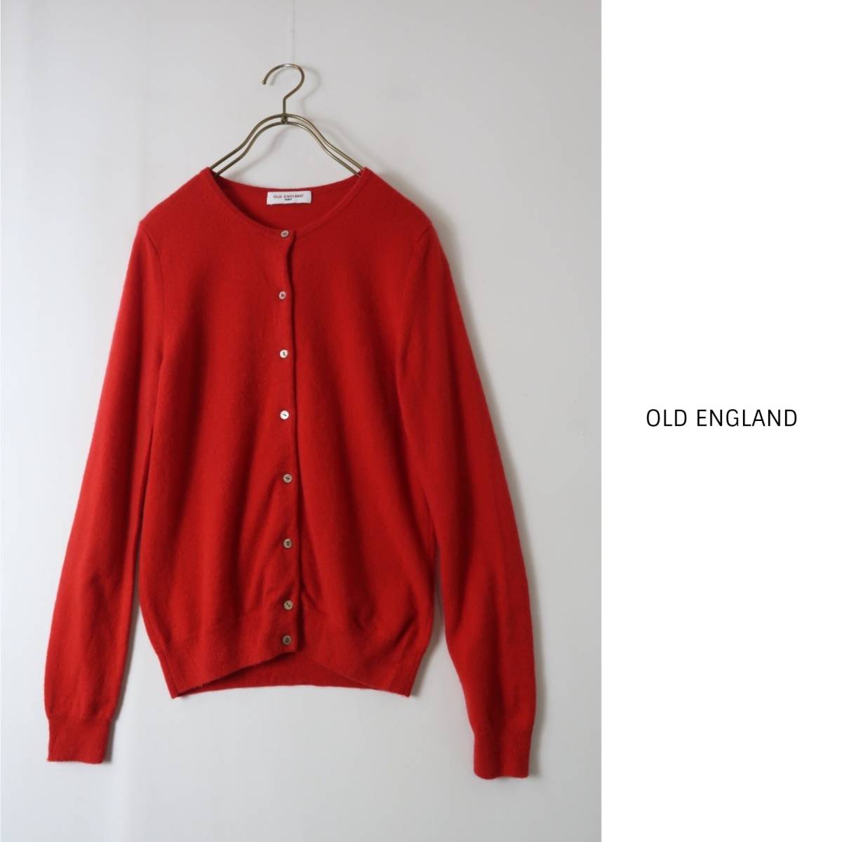 オールド イングランド OLD ENGLAND☆カシミヤ100% クルーネック 
