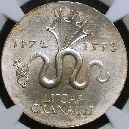 旧東ドイツ大型銀貨】(NGC-MS65 1972年銘）(ヨーロッパ)｜売買された