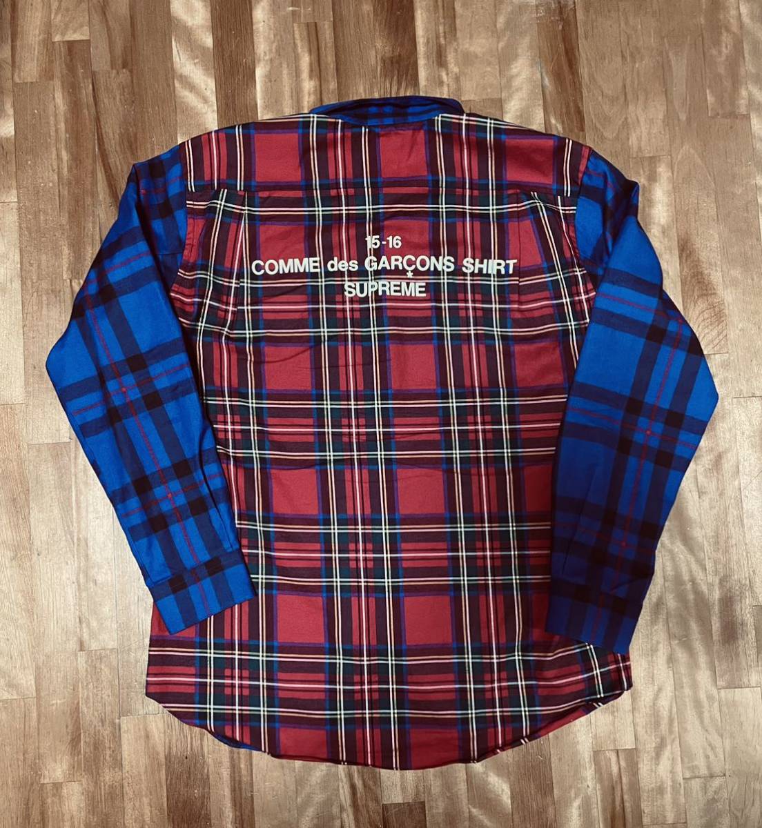supreme シュプリーム comme des garcons shirt ギャルソン タータン 