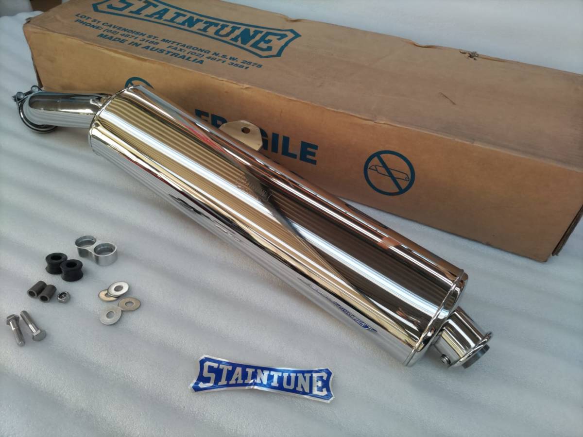 新品　BMW　R1200GS　STAINTUN　ステンチューン　マフラー　サイレンサー【Y0016】