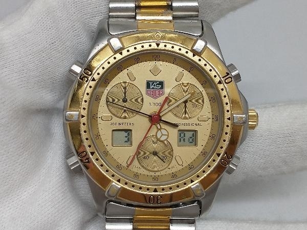 ジャンク】【液晶、針内外部不具合品】【可動品】TAG HEUER／タグ
