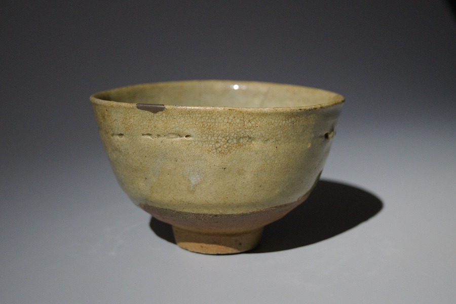 無地古唐津茶碗 （桃山時代） 桃山 江戸 古唐津 無地唐津 茶碗 古美術品