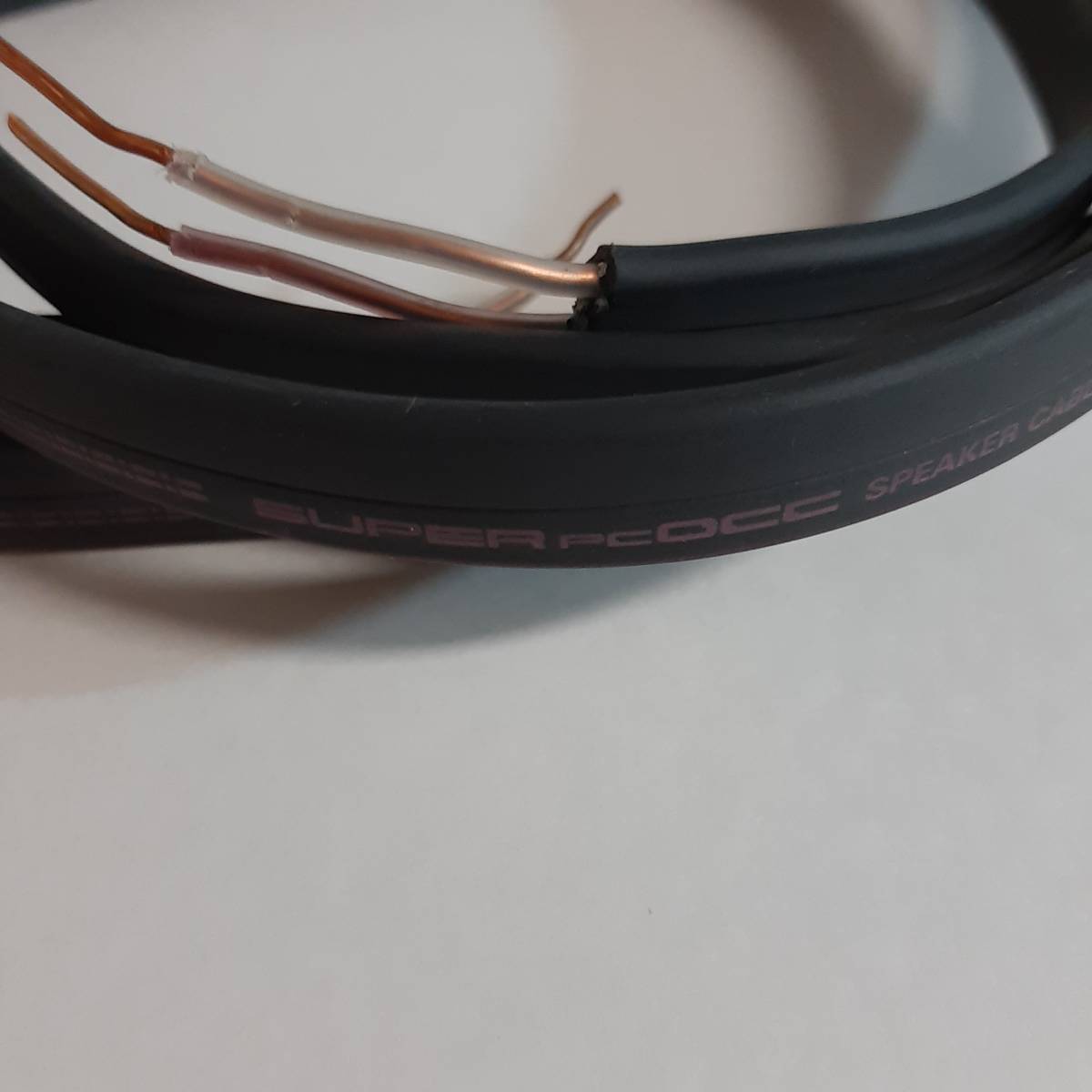 SUPER PCOCC アズキャスト 単線 スピーカーケーブル audio technica