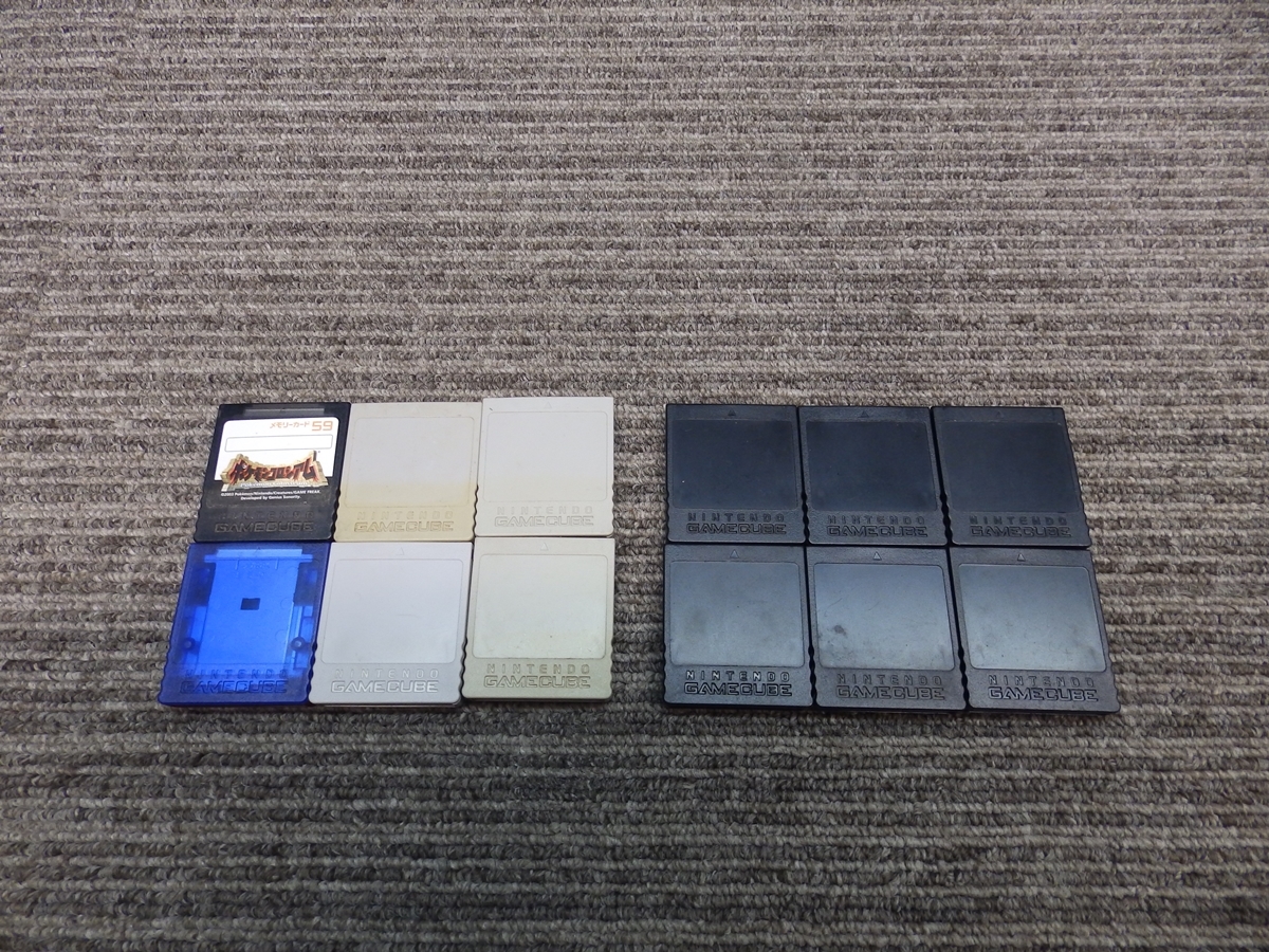 ★あ1-512 ゲームキューブ メモリーカード59 / メモリーカード251 6枚づつ 計12個 ジャンク品