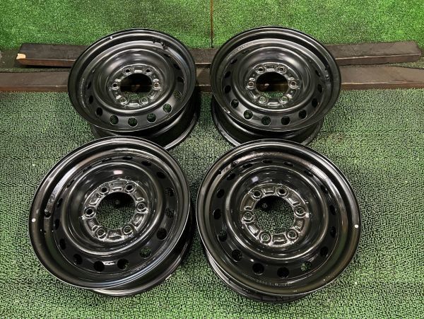 【HOT，低価】 新車外し 200系ハイエース トヨタ純正 純正スチールホイール 15インチ 6.0J 6H ET35 PCD139.7 4本 0106-08(純正品)｜売買されたオークション情報、yahooの商品情報をアーカイブ公開 - オークファン 6穴