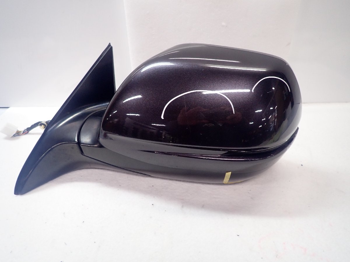 ヴェゼル　RU3　純正　サイドミラー　ドアミラー　左側　助手席　NH821M　ルーセブラック　12ピン　76258-T7A-J32　268706