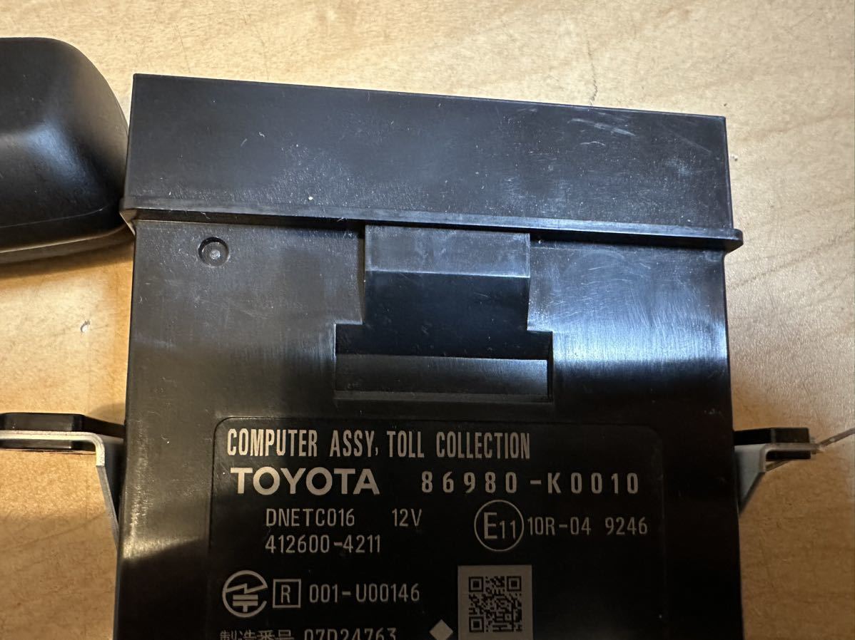 トヨタ純正 ETC2.0 86980-K0010 光ビーコン トヨタ純正 ETC2.0 光