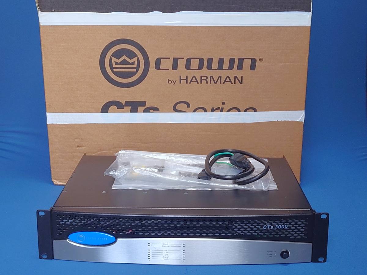 CTs3000 AMCRON⁄アムクロン 2chパワーアンプ 音出しOK パワーアンプ