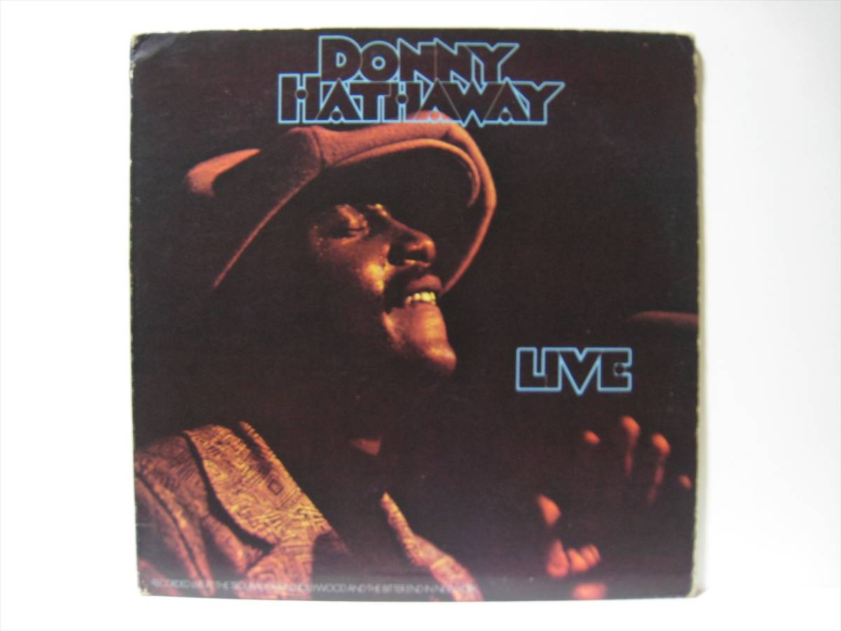 DONNY HATHAWAY LIVE US original PRプレス DONNY HATHAWAY LIVE US PR