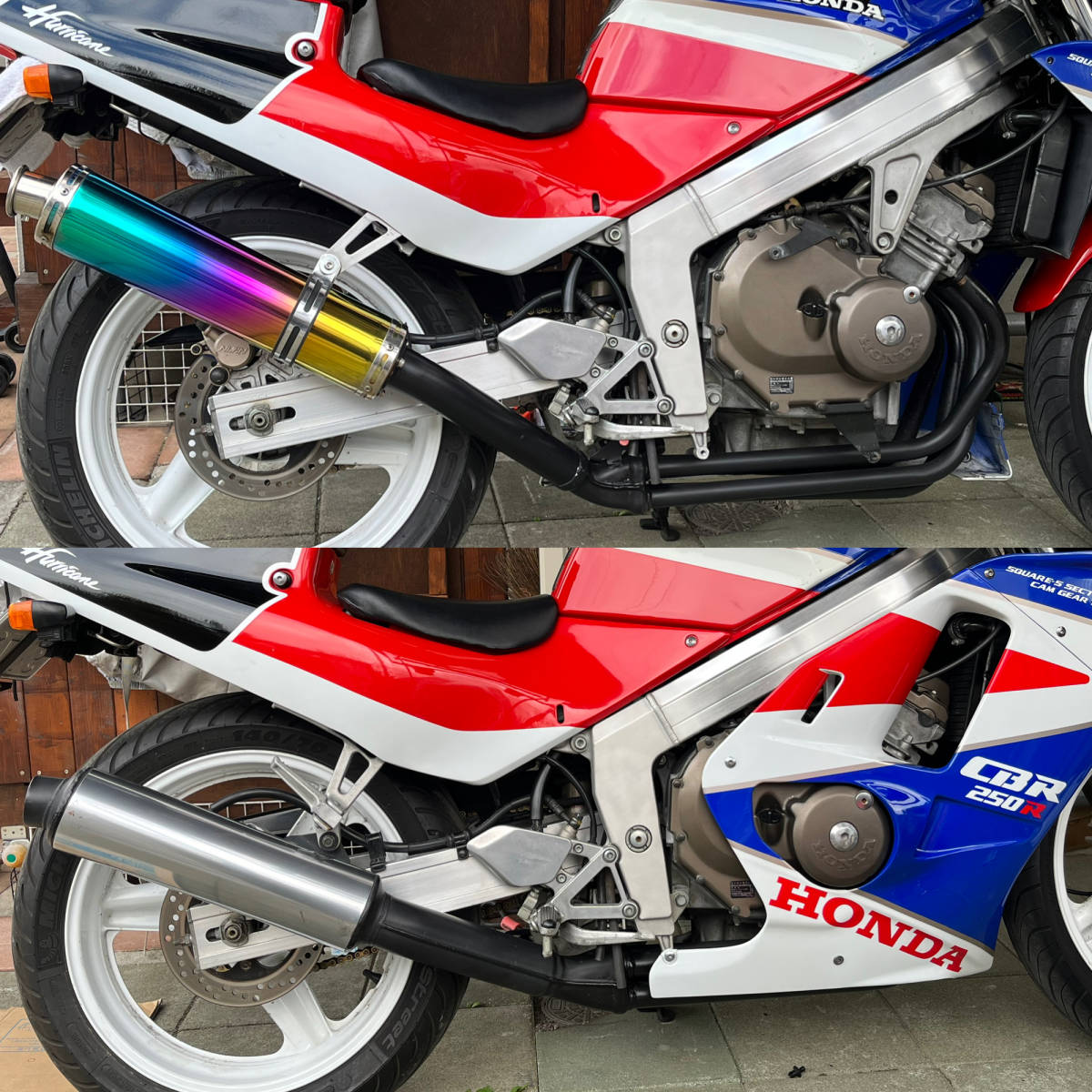 CBR250RR MC22 マフラーステー改 mc19リア右ステップ改 （検 CBR 二 