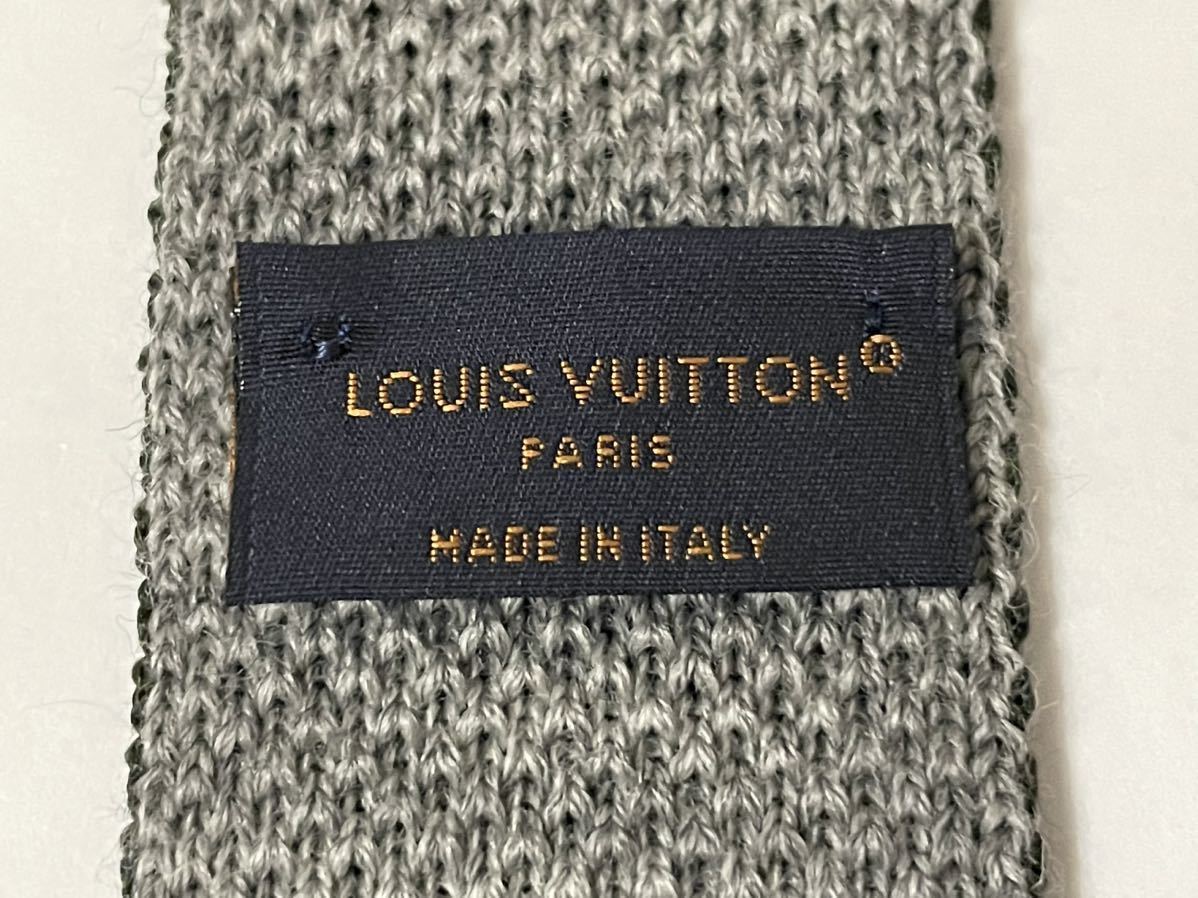LOUIS VUITTON ルイヴィトン ネクタイ クラヴァット ニッティッド 6CM