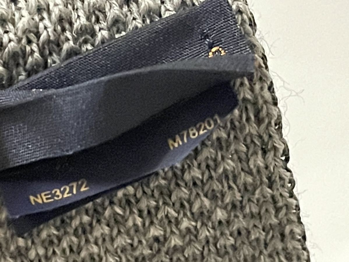LOUIS VUITTON ルイヴィトン ネクタイ クラヴァット ニッティッド 6CM