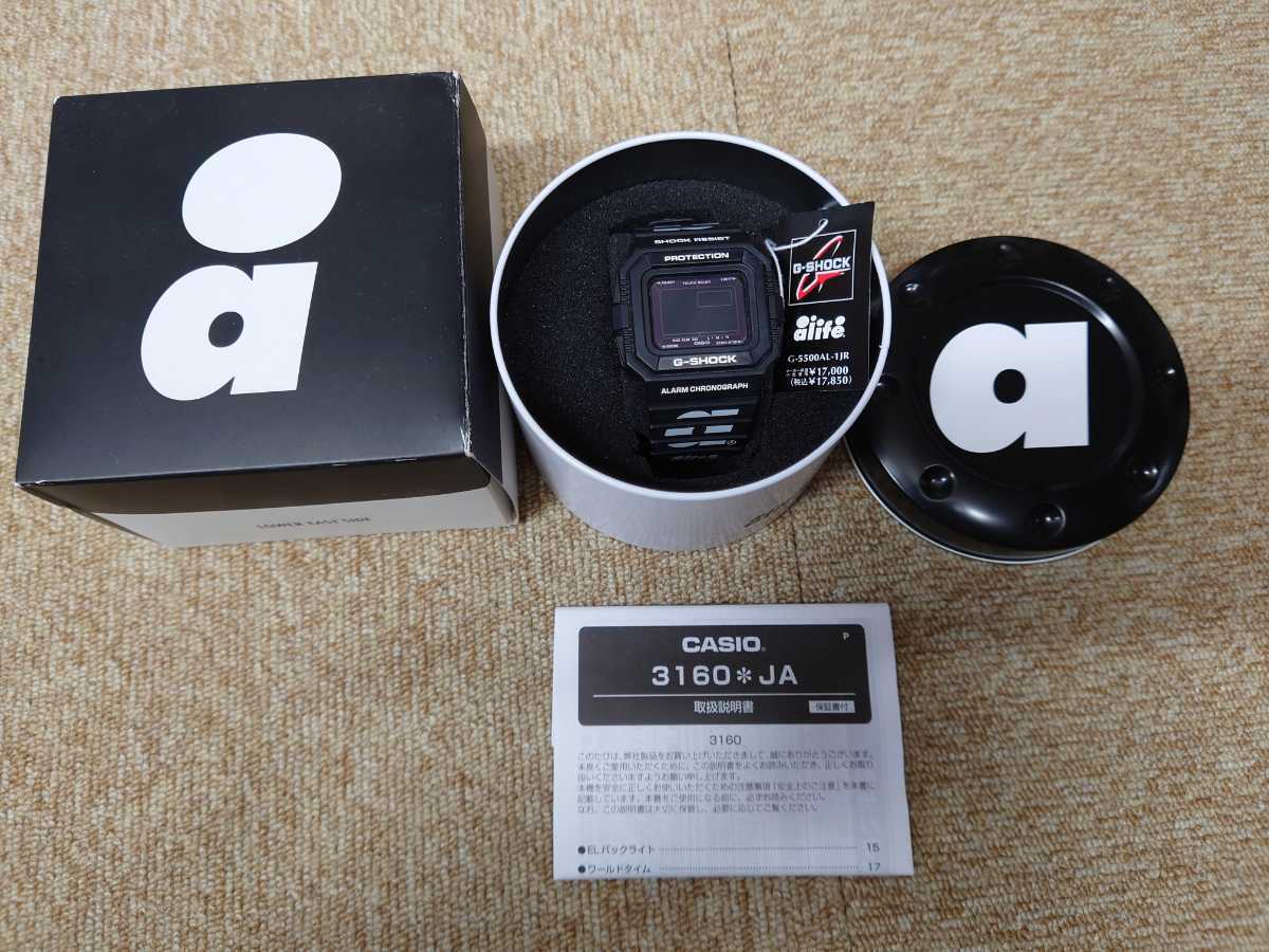 １円～　ジャンク　a-Iife エーライフ　希少　コラボ　G-5500AL-1JR G-SHOCK CASIO Gショック カシオG-SHOCK 腕時計 