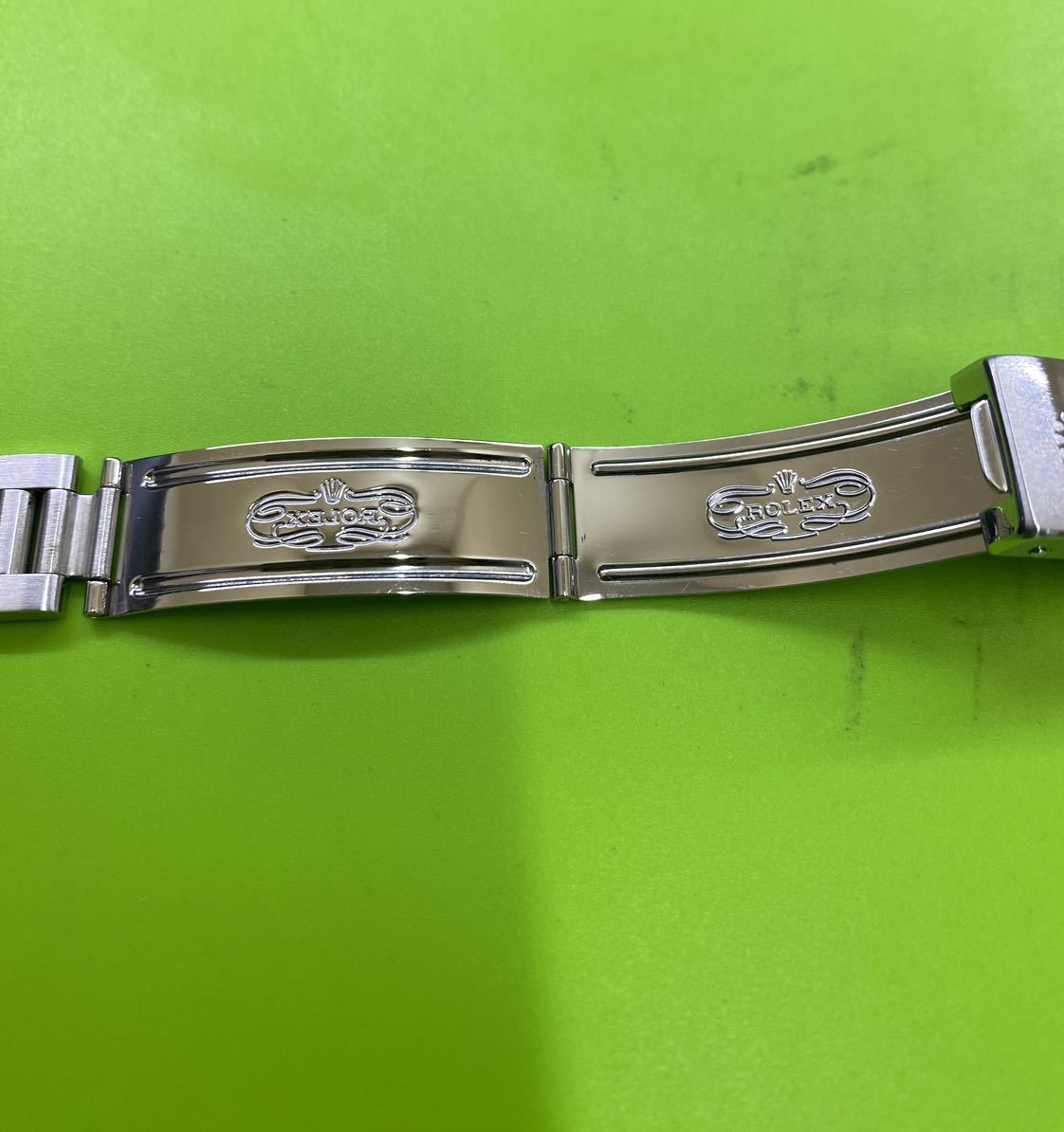 ロレックス 純正 ハードブレス 78350 FF557B 美品 19mm エアキング等に