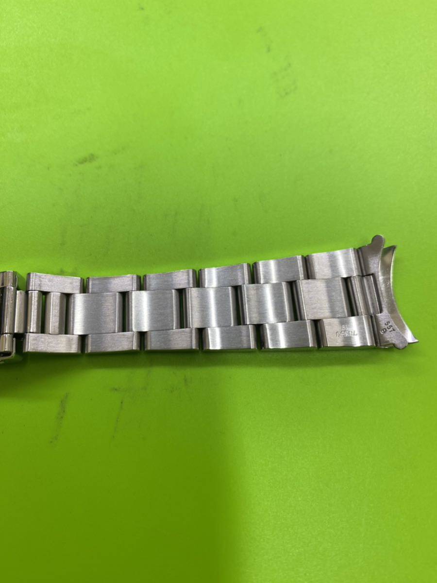 ロレックス 純正 ハードブレス 78350 FF557B 美品 19mm エアキング等に