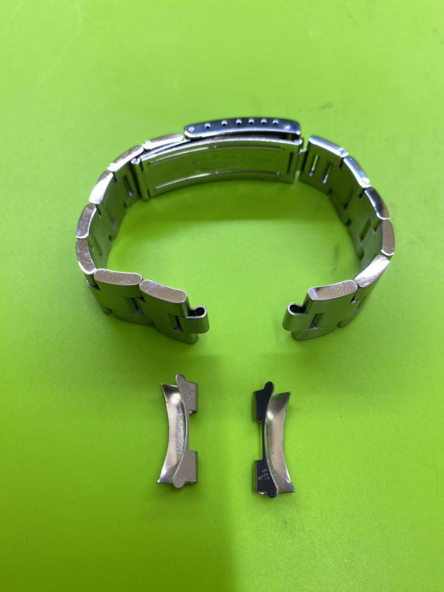 ロレックス 純正 ハードブレス 78350 FF557B 美品 19mm エアキング等に