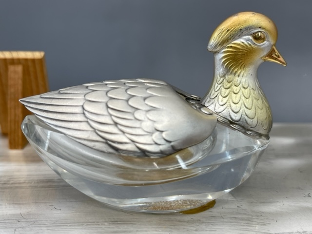 トーキョーシルバーズ TOKYO SILVERS CO.LTD 金属工芸 銀製オシドリ