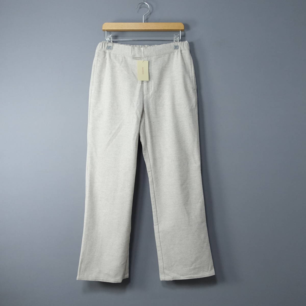 新品未使用*SOUTIENCOL/スティアンコル/00/定価21，780円/ウール混/イージーパンツ/ライトベージュ/レディース