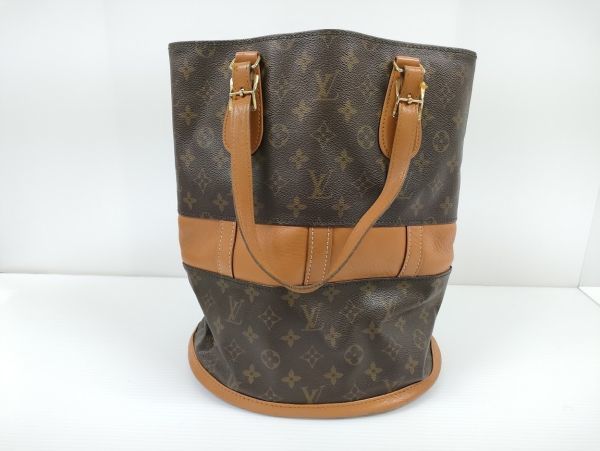 【1円～】Louis Vuitton ルイヴィトン モノグラム バケットGM T42238 USA限定 北米製[17]