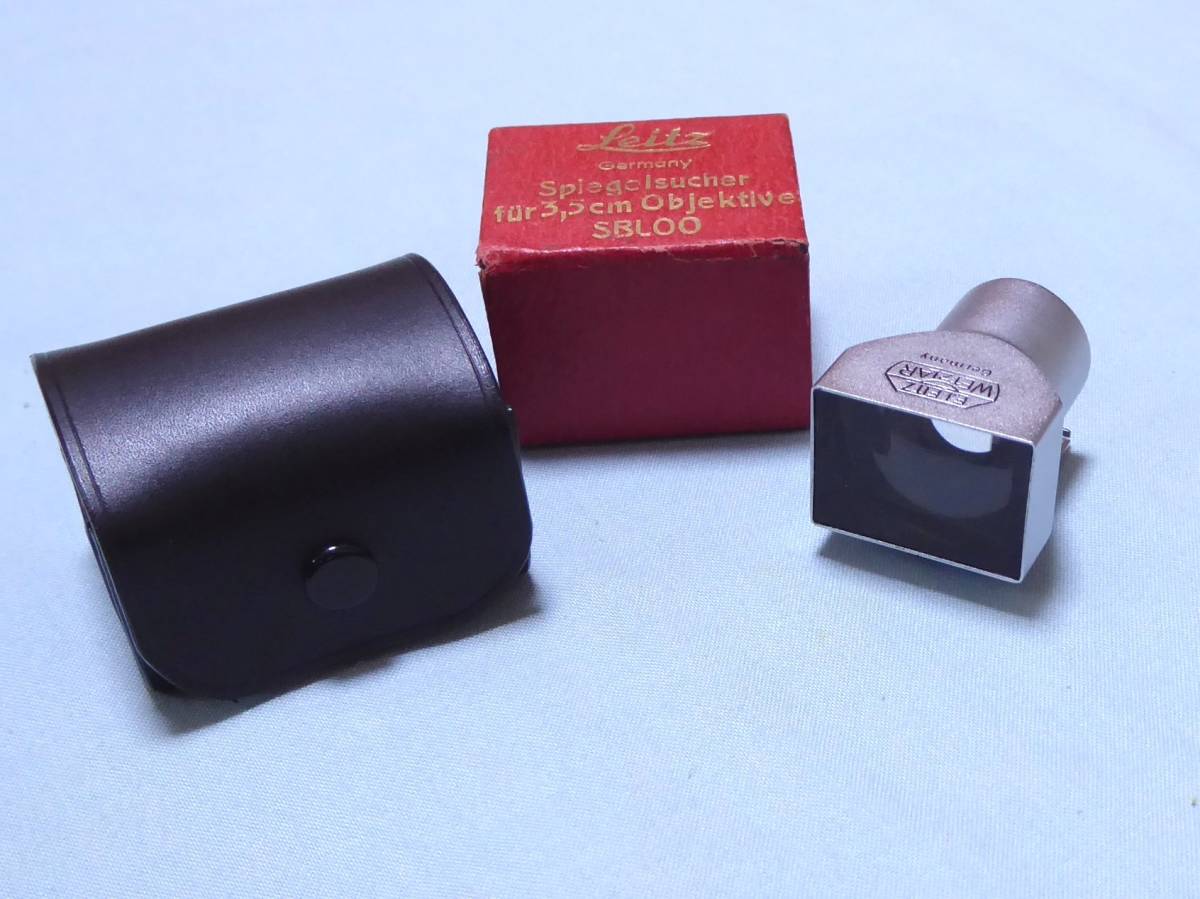 ライカ・ファインダー SBLOO 35mm 元箱入り 革ケース付き 美品 【公式