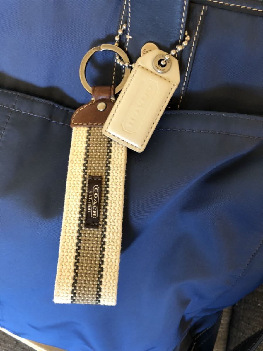 COACH ボストンバッグ ネイビー 美品 2way ネイビー ボストンバッグ