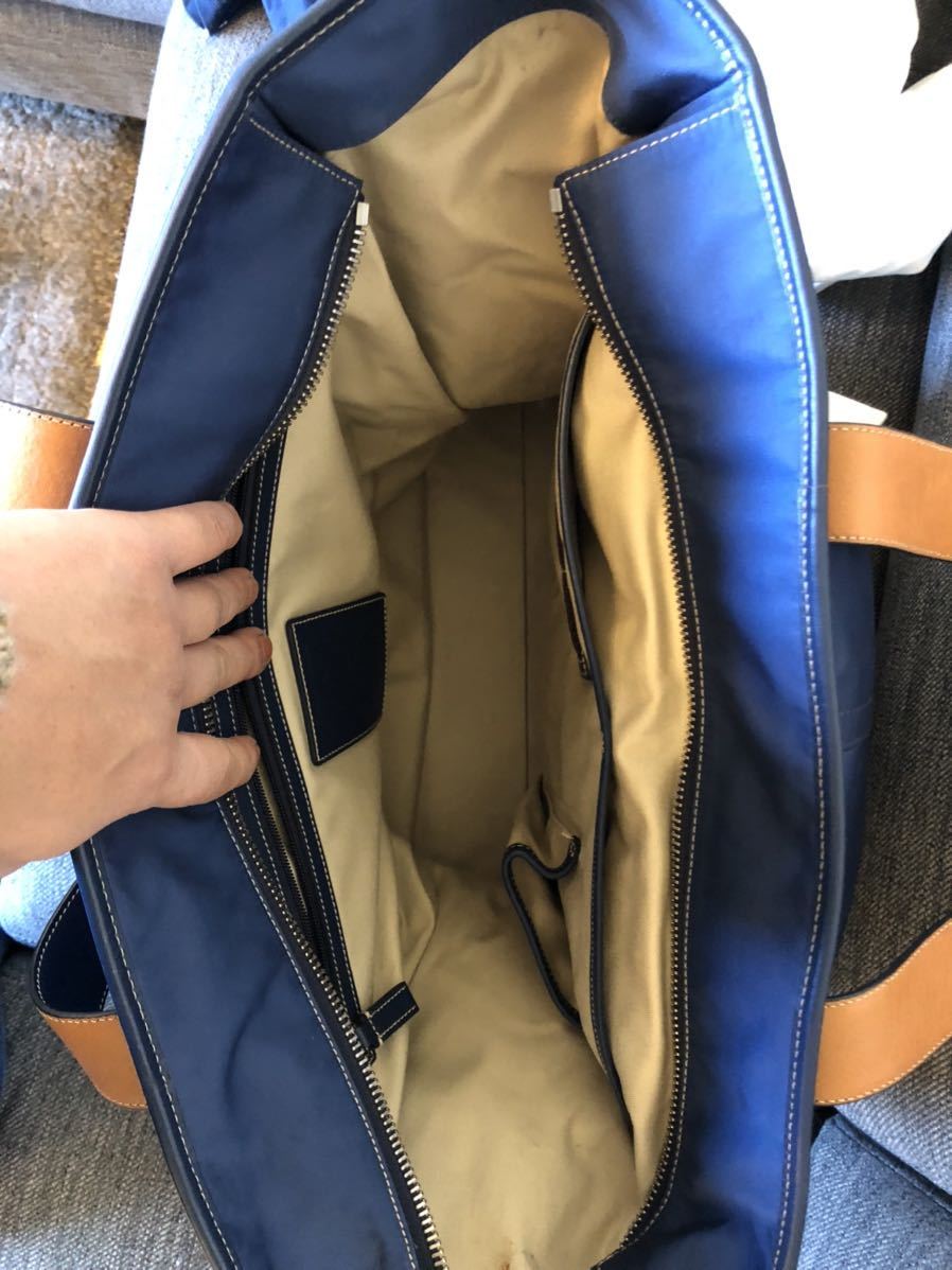 COACH ボストンバッグ ネイビー 美品 2way ネイビー ボストンバッグ