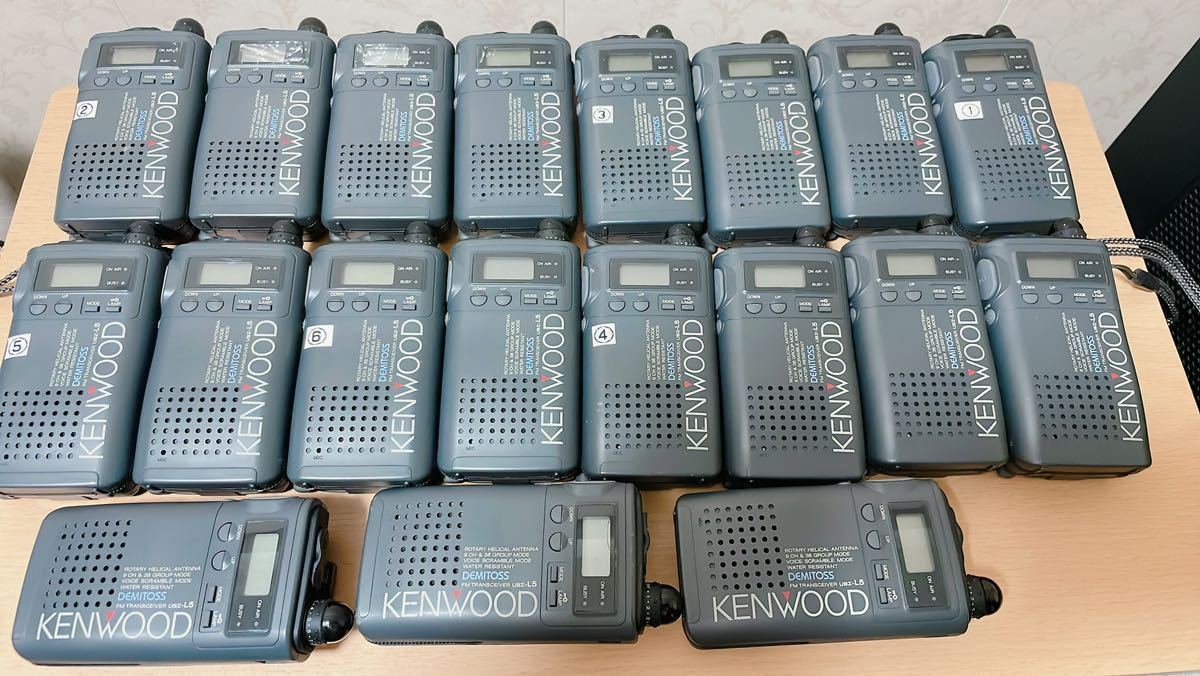 KENWOOD トランシーバー UBZ-L5 ジャンク UBZ-L5 KENWOOD DEMITOSS