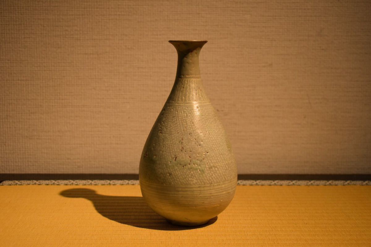 【GE】M578◆李朝・高麗コレクター放出品◆時代 高齢三島徳利 /朝鮮古陶磁 中国古玩 朝鮮美術 骨董品 時代品 美術品