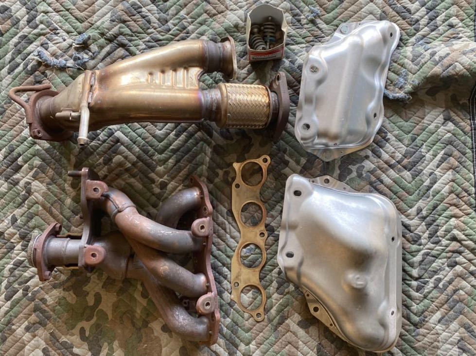 シビックタイプR FD2 純正　フロントパイプ、エキマニ　セット　中古