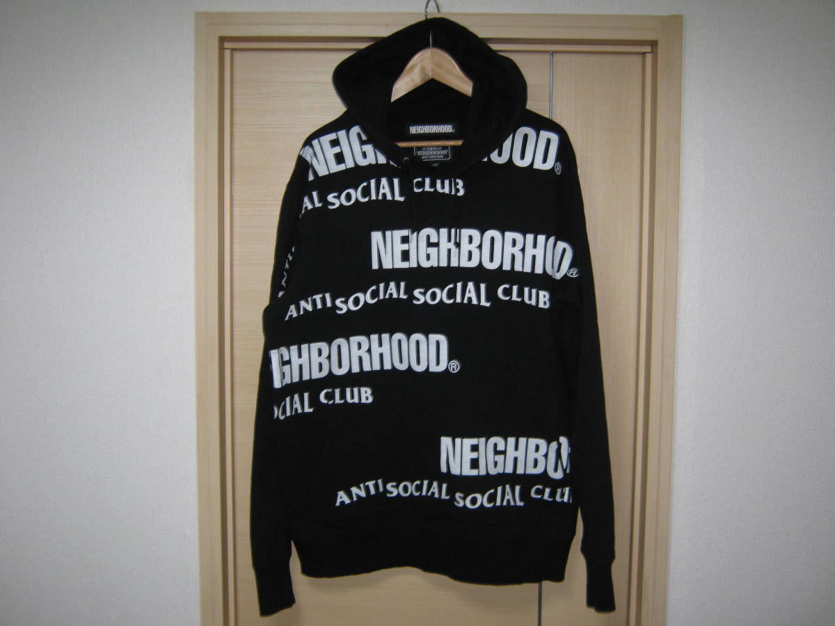 1円!美品!ビッグXL! ANTI SOCIAL CLUB×NEIGHBORHOOD ダブルネーム 