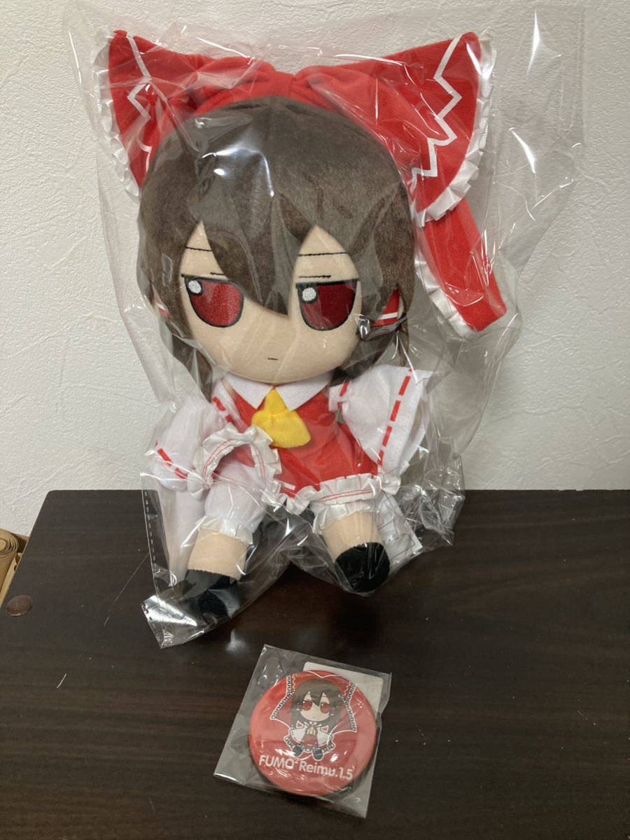 ★新品未開封★ Gift ぬいぐるみ 東方 ぬいぐるみシリーズ 54 博麗霊夢（ver.1.5）ふもふもれいむ。(そのいってんご) 。 特典缶バッジ付