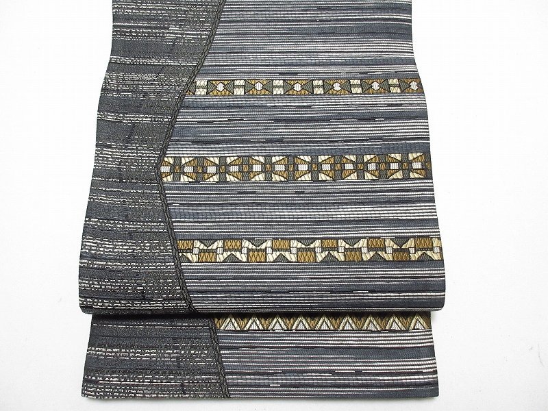 ドークブア■全通柄袋帯　誉田屋源兵衛　紙布　未使用　極上の逸品　C32