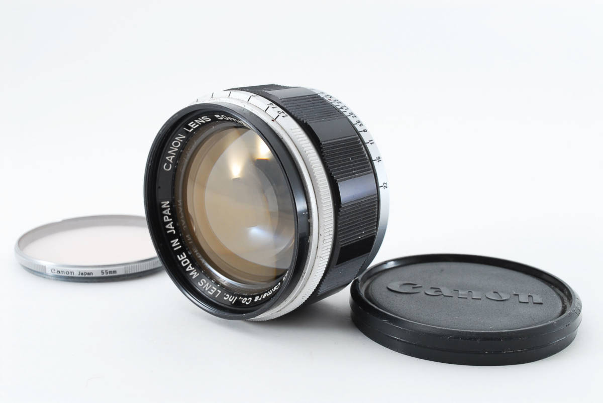 C1783】CANON 50mm F1.2 キヤノン キャノン 単焦点レンズ Lマウント ① 