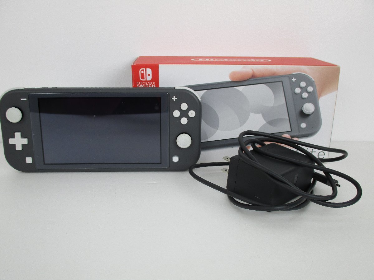 ジャンク品☆Nintendo switch Lite 本体（グレー）☆初期化済☆動作