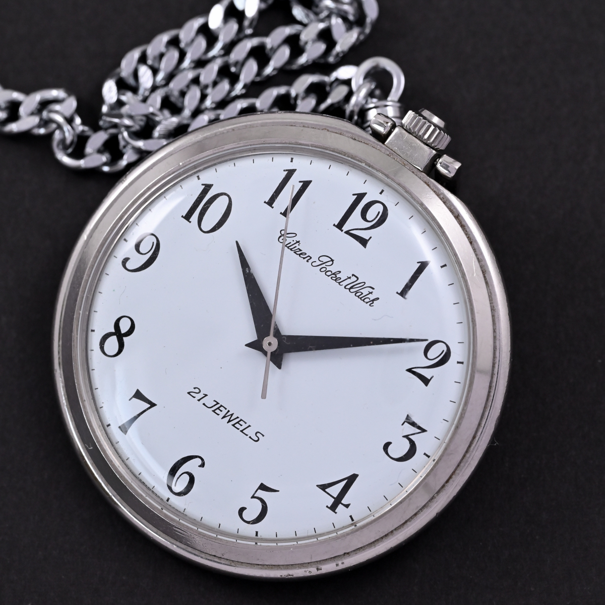 JR西日本懐中時計鉄道時計CITIZEN鉄道懐中時計稼働品② パーツ取 動作