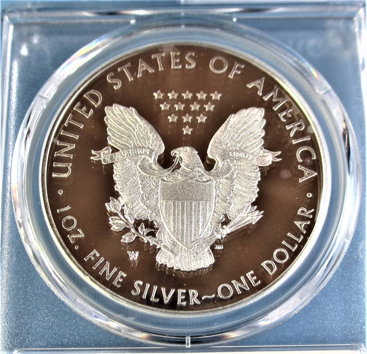 シルバーイーグル プルーフ 2019-W 1$ .999銀貨 PCGS PR69DCAM Silver