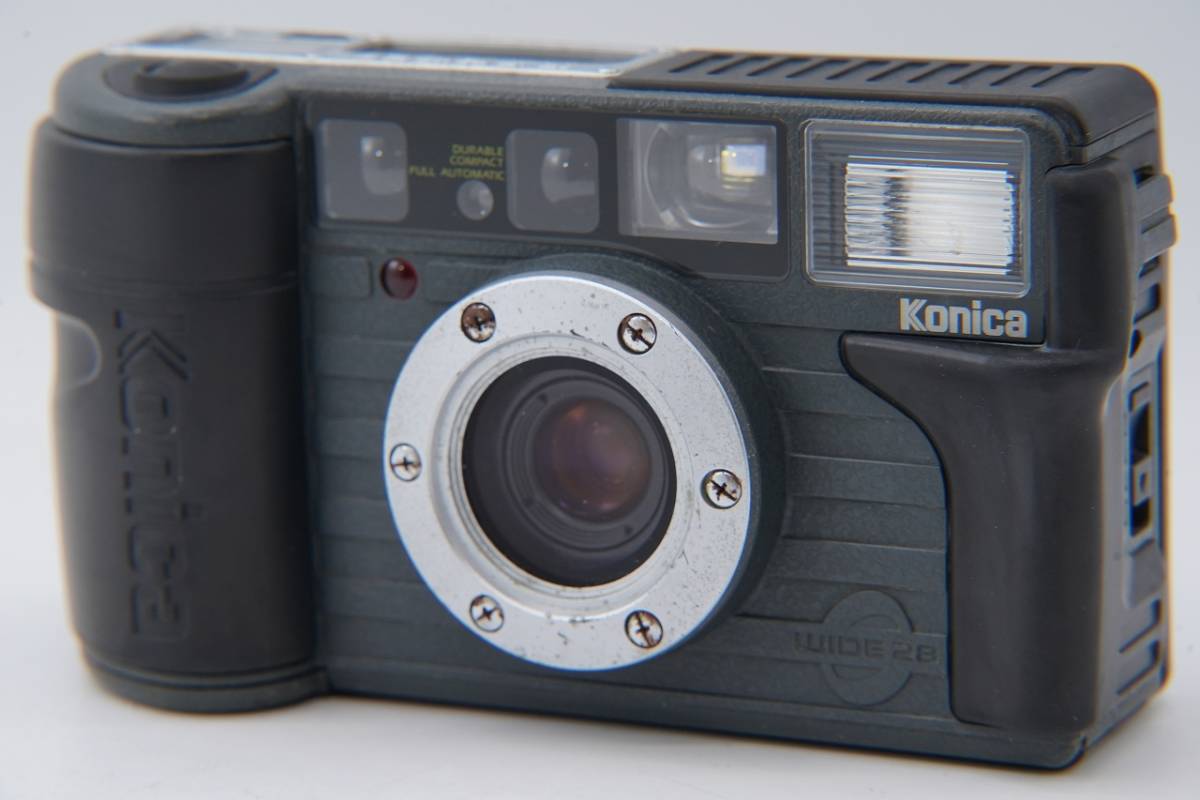 【 並品 】 コニカ KONICA 現場監督 WIDE 28　 コンパクトフィルムカメラ #321