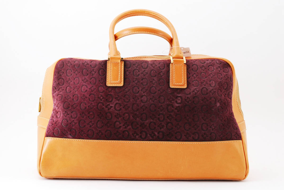 1円スタート】CELINE ヴィンテージ セリーヌ Cマカダム スエード 