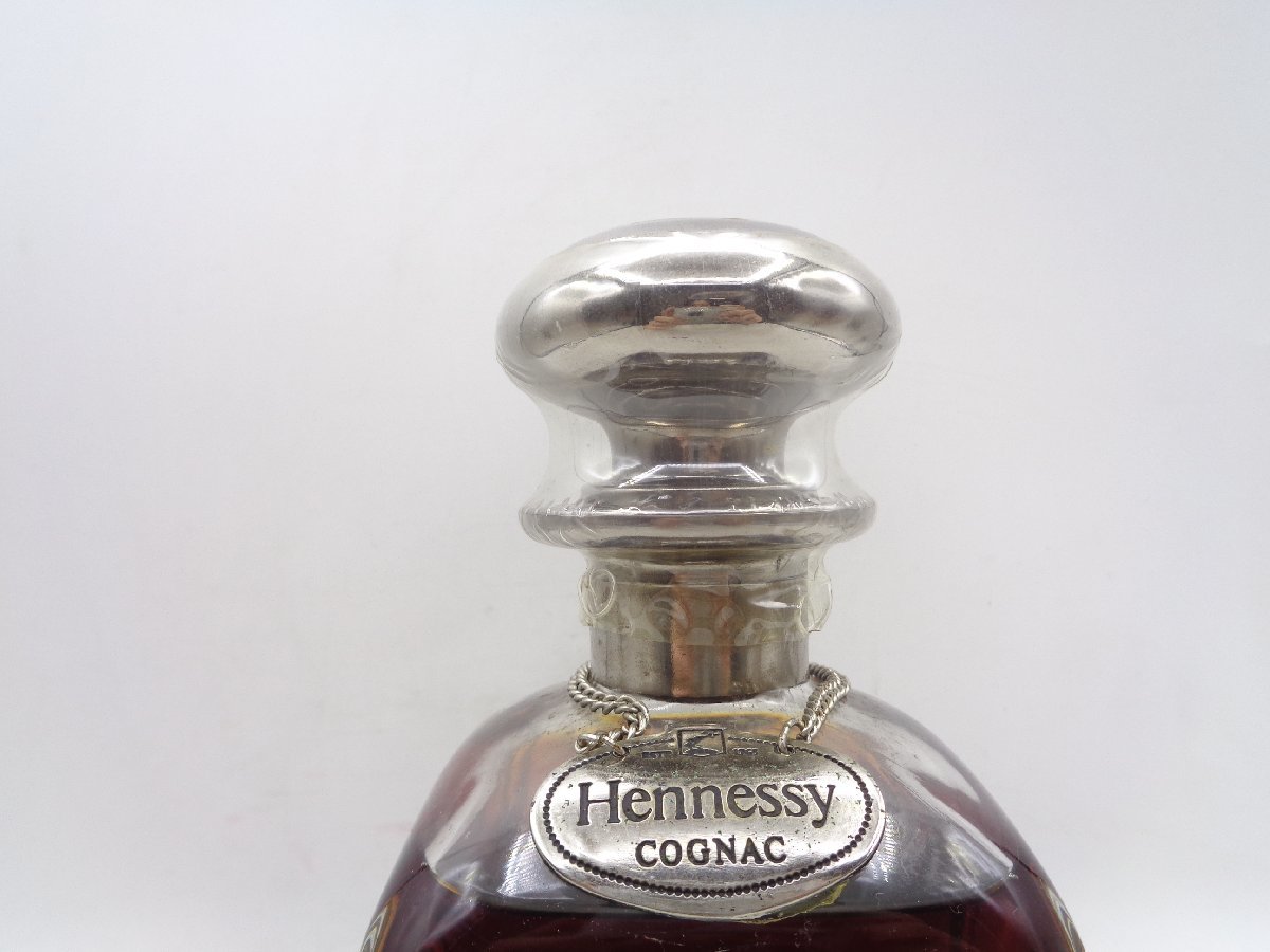 HENNESSY ヘネシー シルバートップ デキャンタ ブランデー ブック型