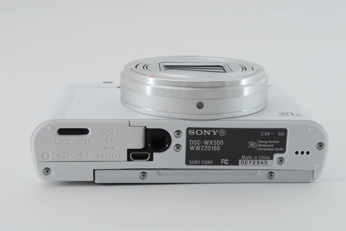 ジャンク】SONY DSC-WX500 コンパクトデジタルカメラ ホワイト 【公式