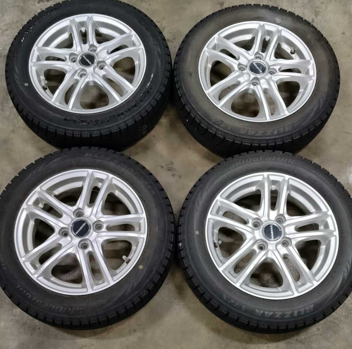 バリ山 VRX 155/65R14 アルミホイール＆スタッドレスタイヤ 4本 14