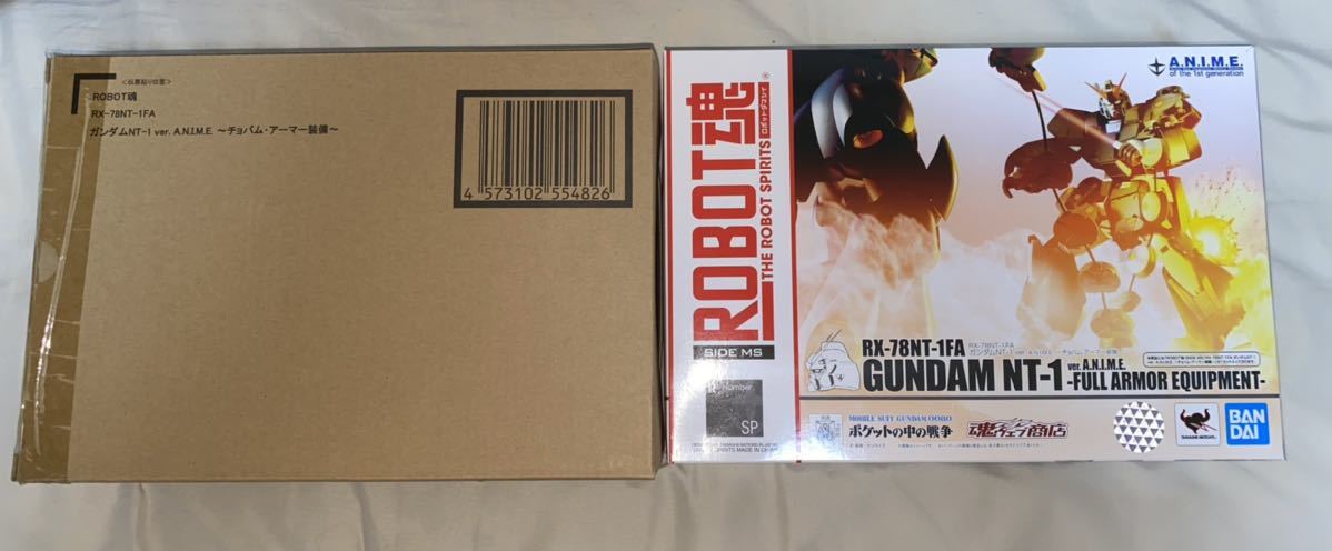 ROBOT魂 ＜SIDE MS＞ RX-78NT-1FA ガンダムNT-1 ver. A.N.I.M.E. ～チョバム・アーマー装備～　開封品
