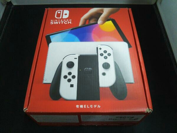 美品 Nintendo Switch(有機ELモデル) Joy-Con(L)/(R) ホワイト(HEGSKAAAA)