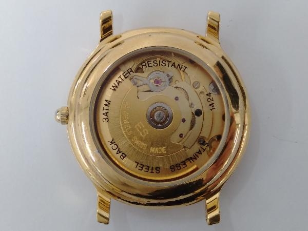 メンズ 0 EGANA 自動巻 25石 SS スケルトン 稼働 エガナ 腕時計