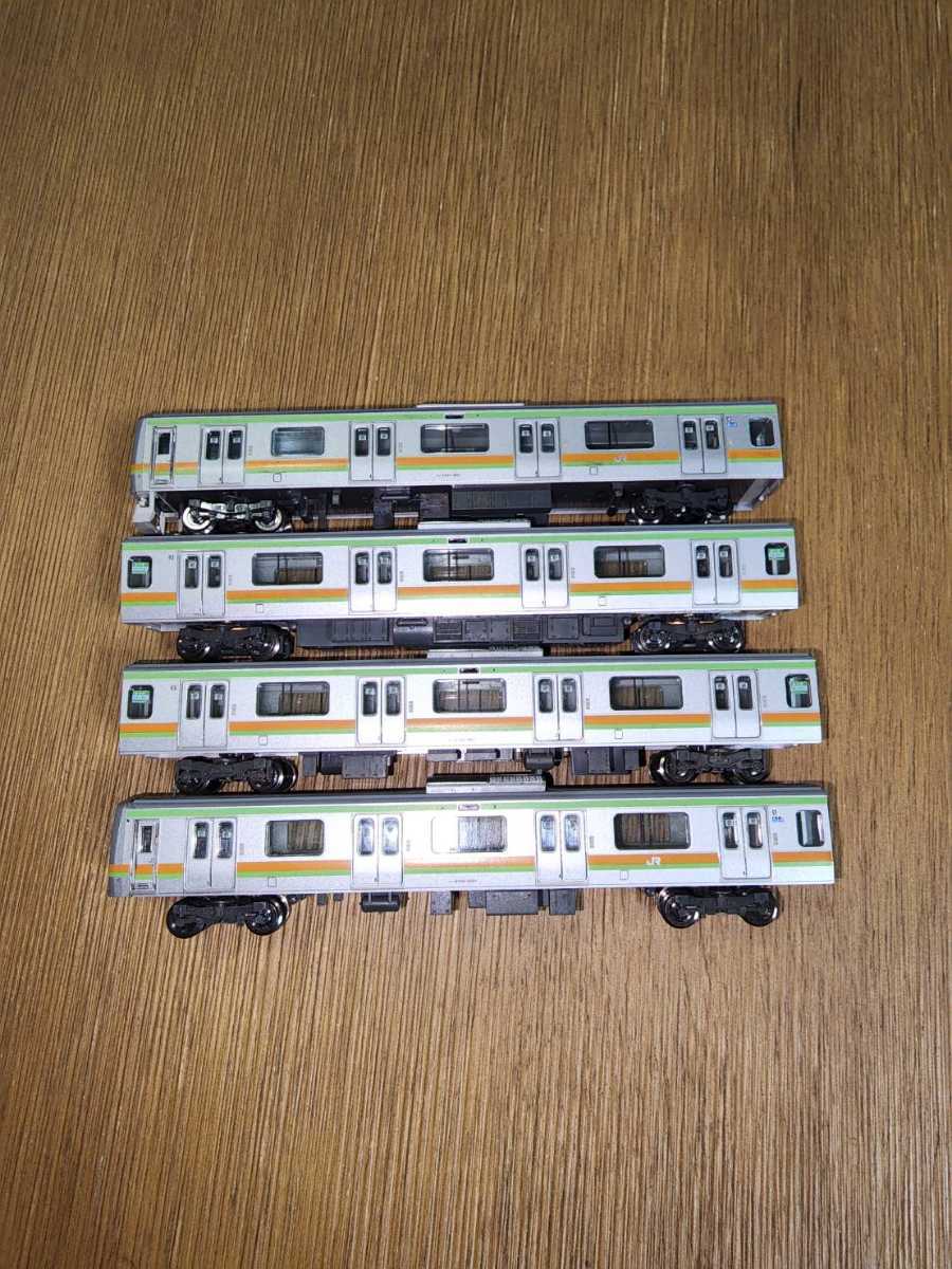 [現状品]TOMIX E231系3000番台　八高線 4両セット ジャンク品】八高線E231系3000番台 TOMIX 4両セット