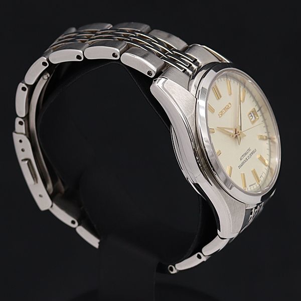 【行董】SEIKO セイコー メカニカル 23石 自動巻き デイト 裏スケ 6R15-00C0 ラウンド メンズ腕尾計 AA258BOM16